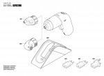 Bosch 3 603 JC7 103 Ixo Vi Cordless Screw Driver 3.6 V / Eu Spare Parts